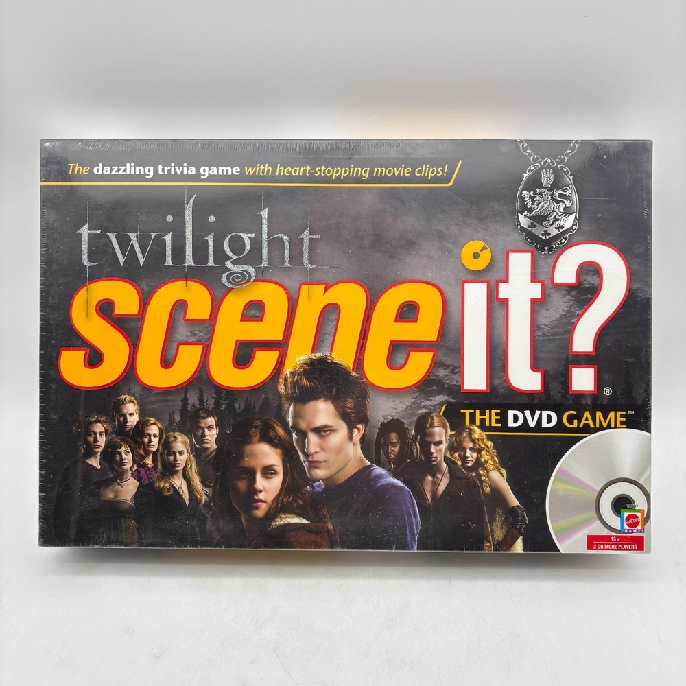 Twilight Scene It Board Game DVD Trivia 2009 Mattel Movie T2367 Brand NEW SEALED